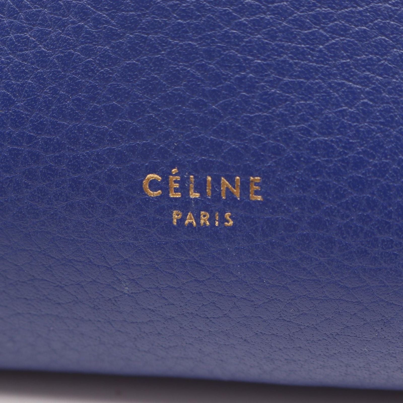 Celine Belt Bag Mini 2-Way Blue Leather — view 4