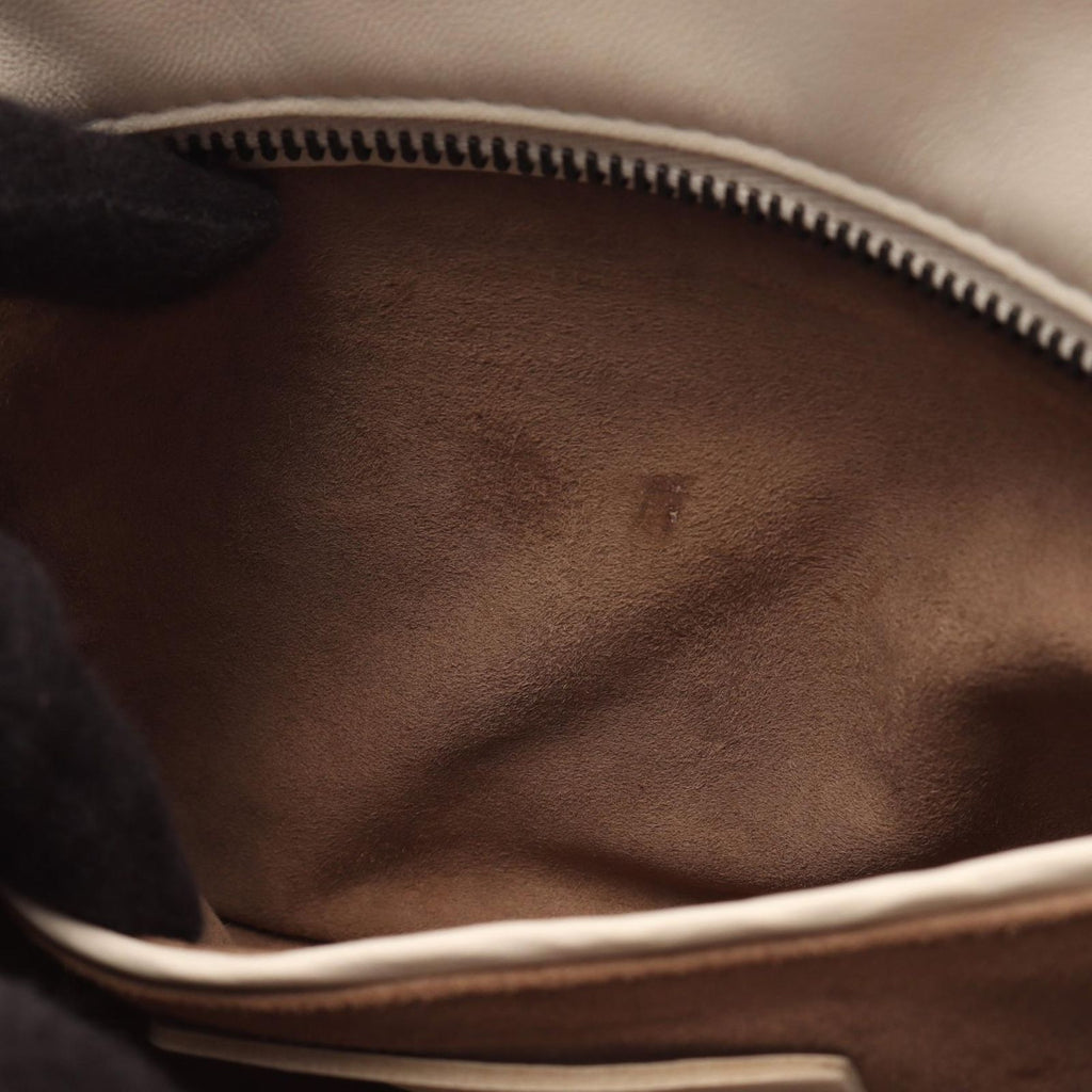 Bottega Veneta Handbag Intrecciato 2-Way Ivory Leather — view 5