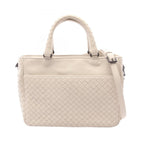 Bottega Veneta Handbag Intrecciato 2-Way Ivory Leather