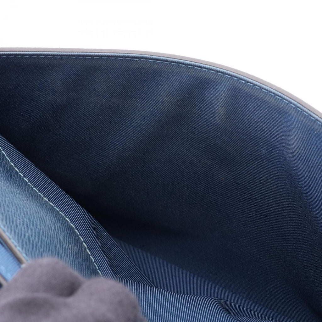 Louis Vuitton Shoulder Bag Roman MM Blue Marine Leather — view 6