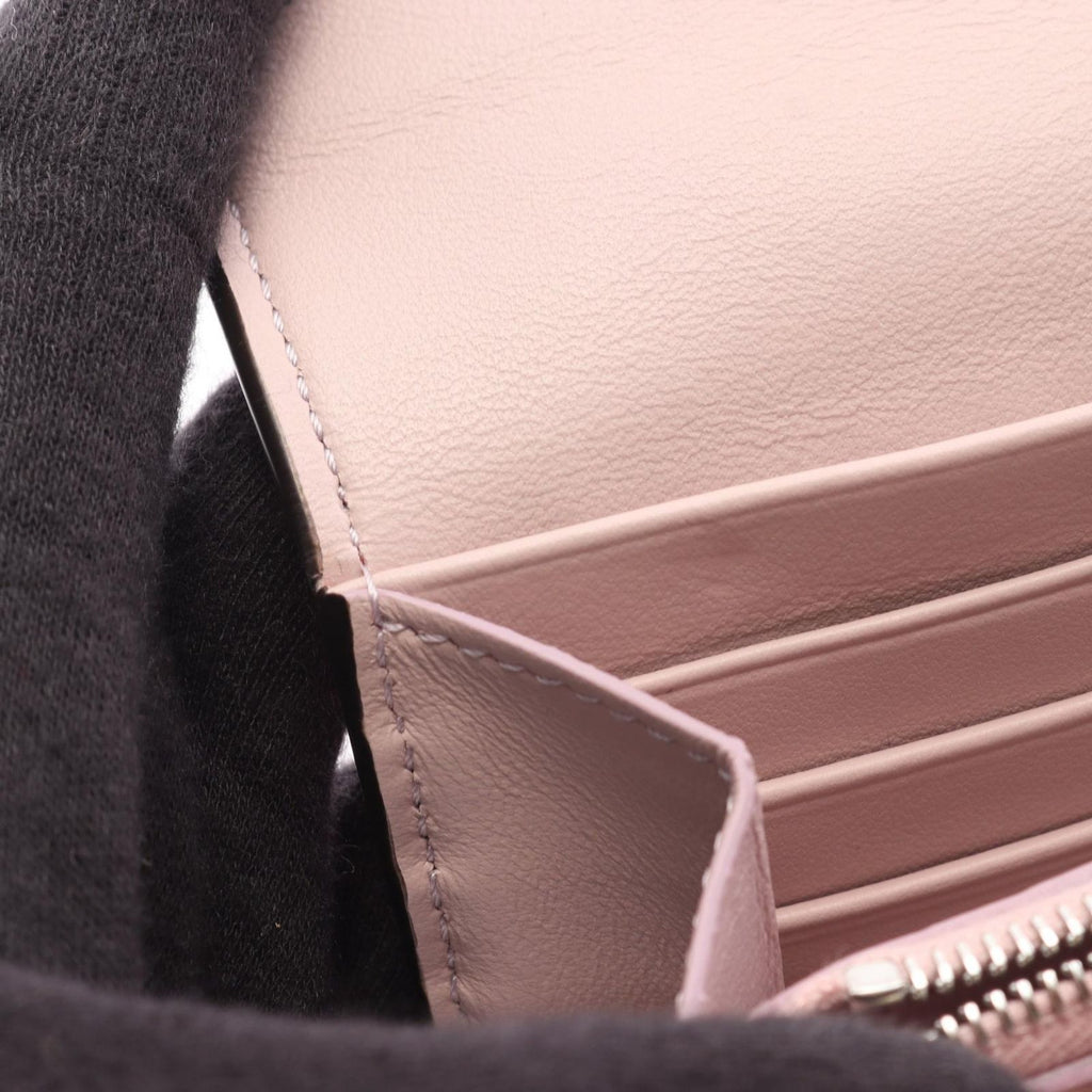 Fendi Bifold Wallet Peekaboo Selleria Pink Leather — view 6