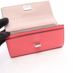 Fendi Bifold Wallet Peekaboo Selleria Pink Leather — view 8