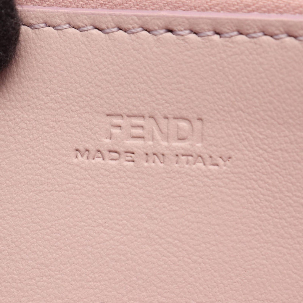 Fendi Bifold Wallet Peekaboo Selleria Pink Leather — view 4