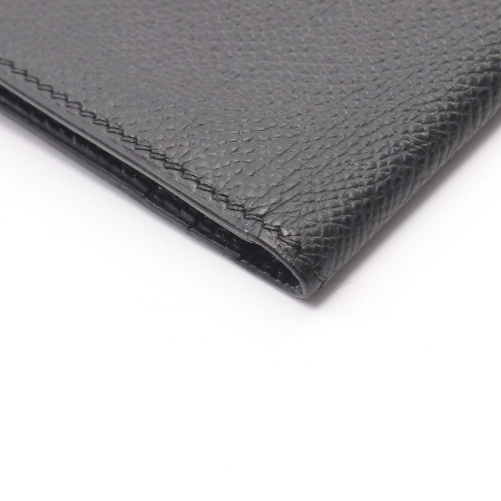 Hermes Bifold Wallet Bearn Classic Black Leather — view 7