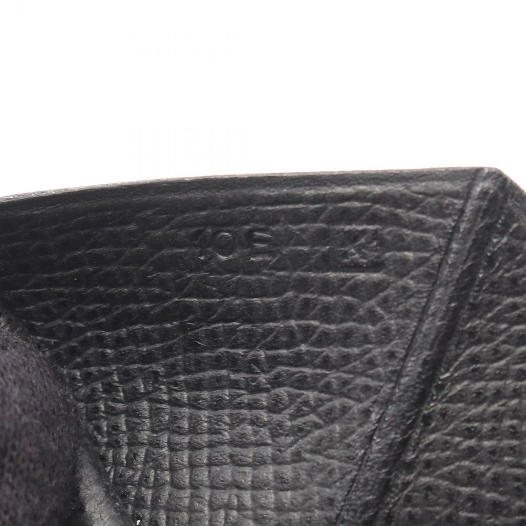 Hermes Bifold Wallet Bearn Classic Black Leather — view 5
