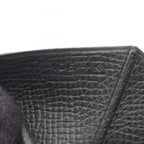 Hermes Bifold Wallet Bearn Classic Black Leather — view 5