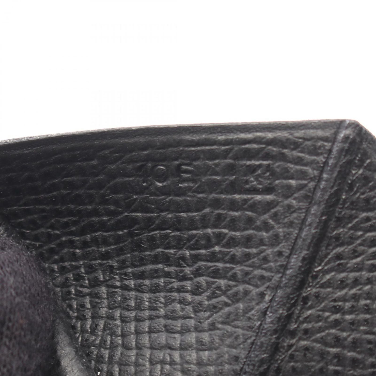 Hermes Bifold Wallet Bearn Classic Black Leather — view 5