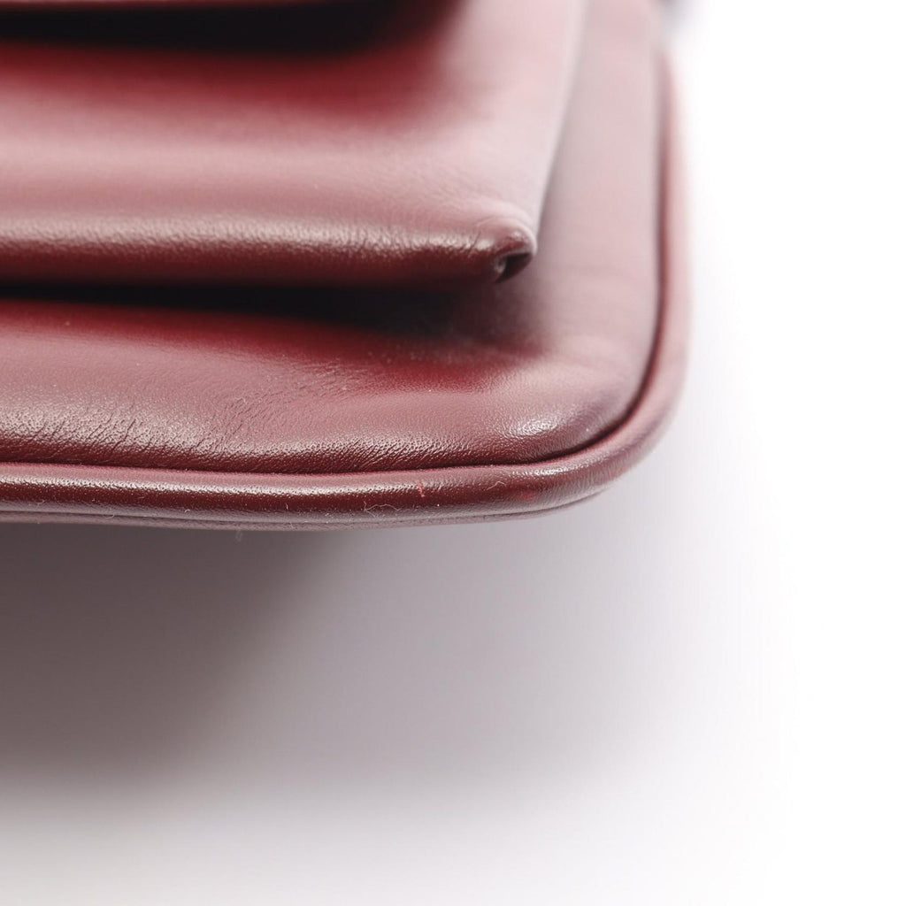 Gucci Shoulder Bag Allie Small GG Marmont Bordeaux Leather — view 7