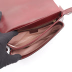 Gucci Shoulder Bag Allie Small GG Marmont Bordeaux Leather — view 3