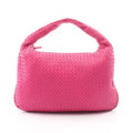 Bottega Veneta Shoulder Bag Intrecciato Pink Leather Hobo