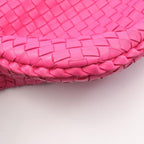 Bottega Veneta Shoulder Bag Intrecciato Pink Leather Hobo — view 7