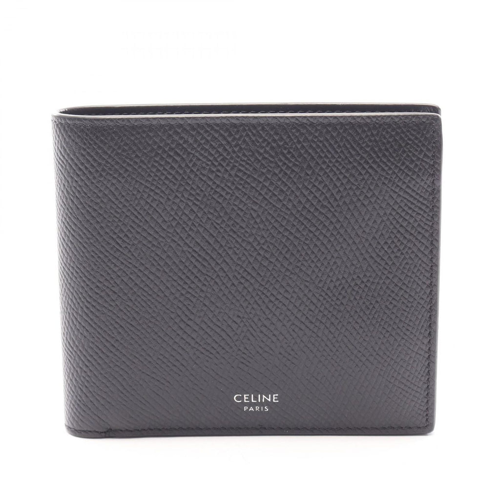 Celine Bifold Wallet Black Leather