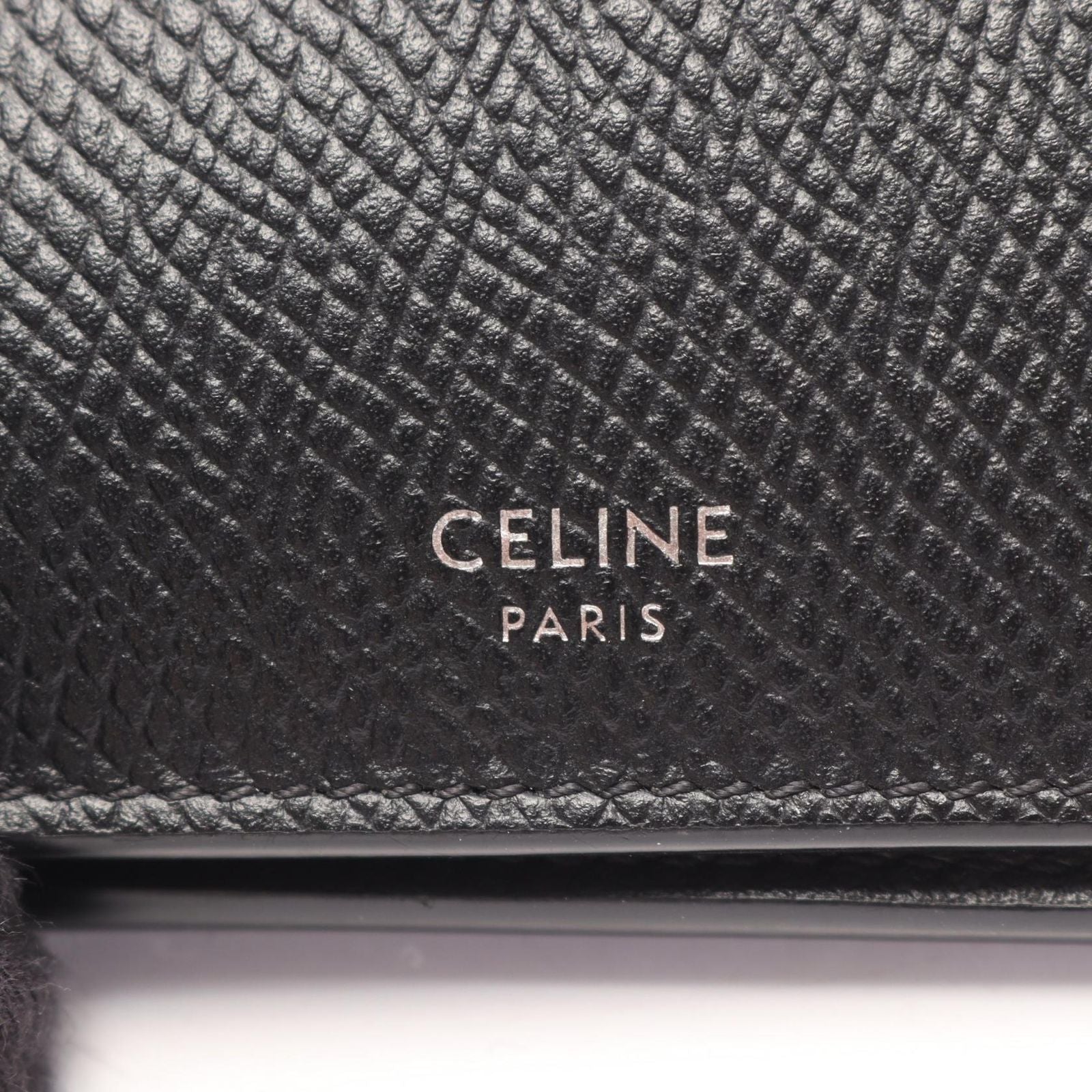 Celine Bifold Wallet Black Leather — view 5
