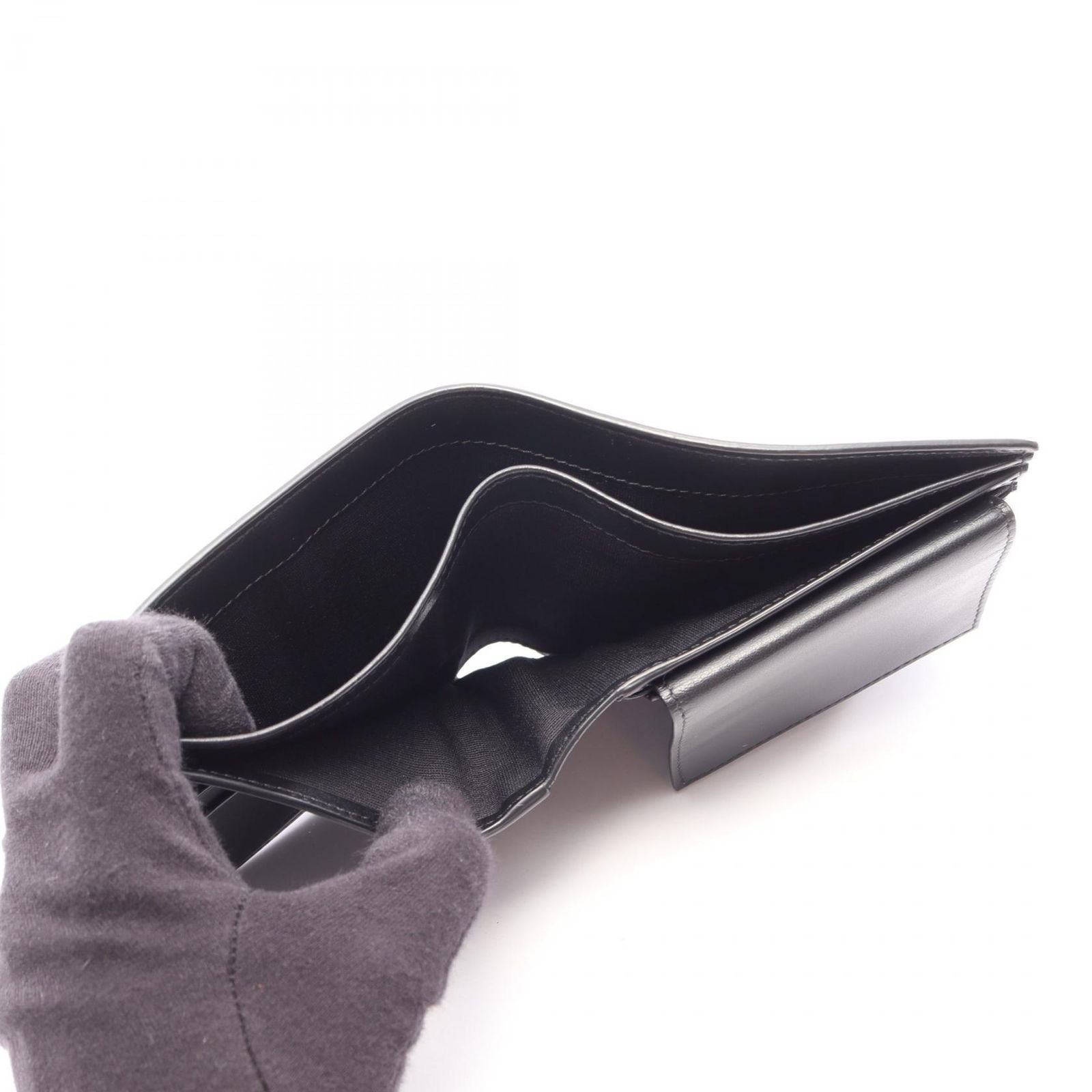 Celine Bifold Wallet Black Leather — view 8