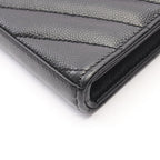 Saint Laurent Paris Shoulder Bag Cassandra Classic Black Leather Chain Wallet — view 7
