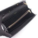 Saint Laurent Paris Shoulder Bag Cassandra Classic Black Leather Chain Wallet — view 3