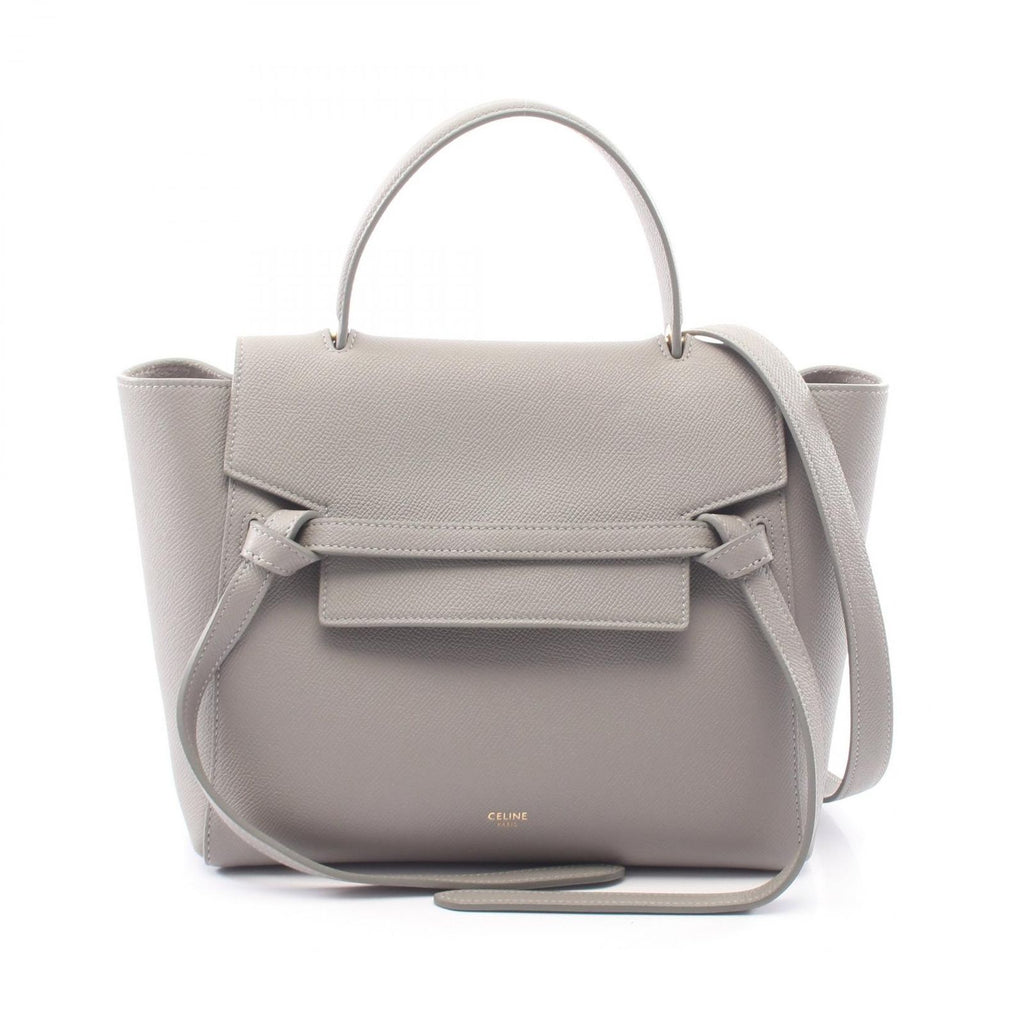 Celine Belt Bag Micro 2-Way Gray Leather