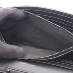 Saint Laurent Paris Shoulder Bag YSL Monogram Polka Dot Black Leather Kate — view 6