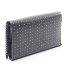 Saint Laurent Paris Shoulder Bag YSL Monogram Polka Dot Black Leather Kate — view 2
