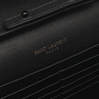 Saint Laurent Paris Shoulder Bag YSL Monogram Polka Dot Black Leather Kate — view 4