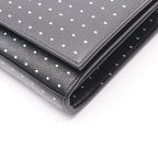 Saint Laurent Paris Shoulder Bag YSL Monogram Polka Dot Black Leather Kate — view 8