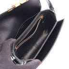 Celine Shoulder Bag Teen Triomphe Black Leather — view 3