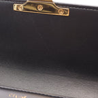 Celine Shoulder Bag Teen Triomphe Black Leather — view 5