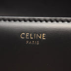 Celine Shoulder Bag Teen Triomphe Black Leather — view 4