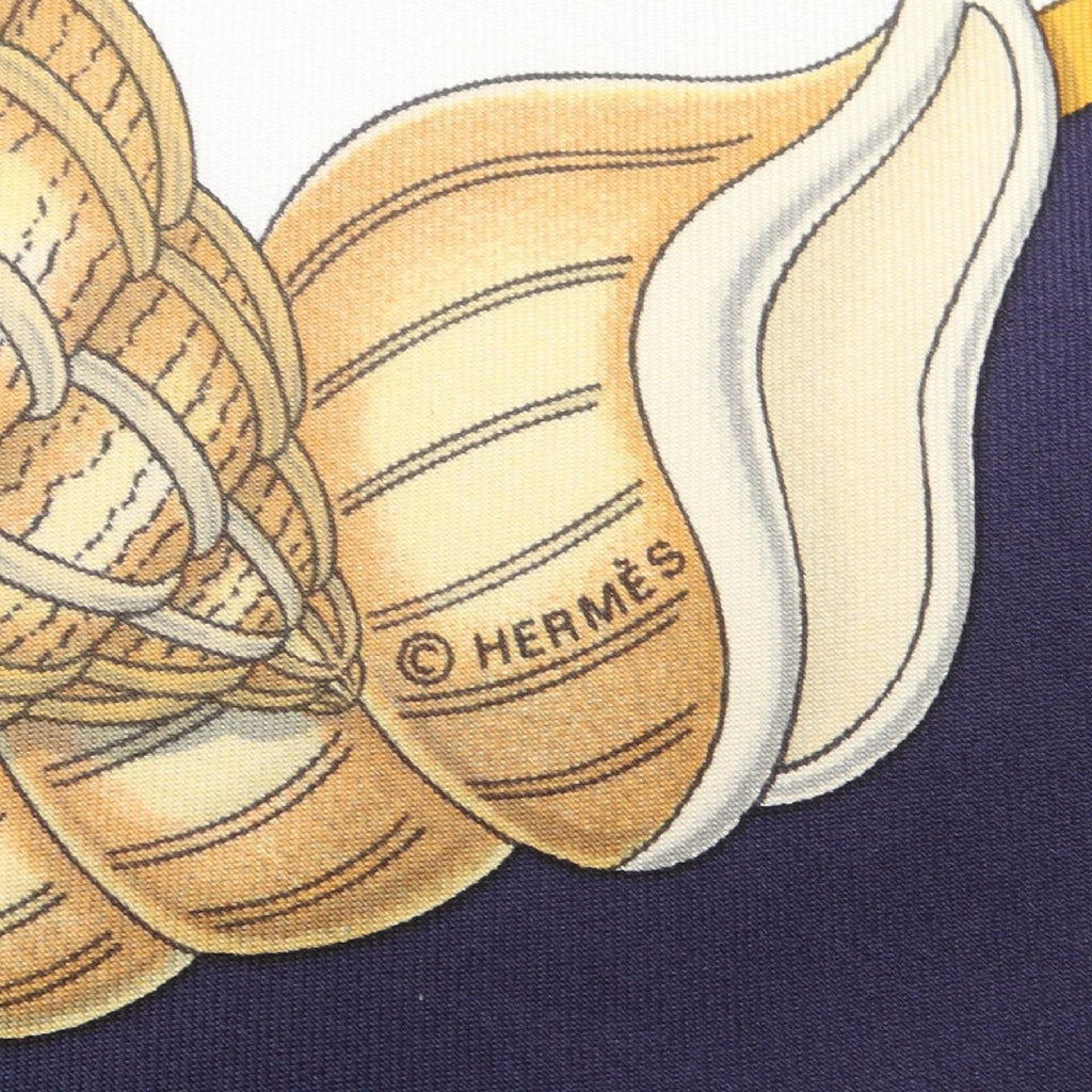 Hermes Scarf Carre 90 L'air Marin Silk — view 2