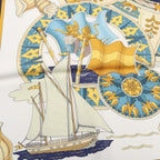 Hermes Scarf Carre 90 L'air Marin Silk — view 6