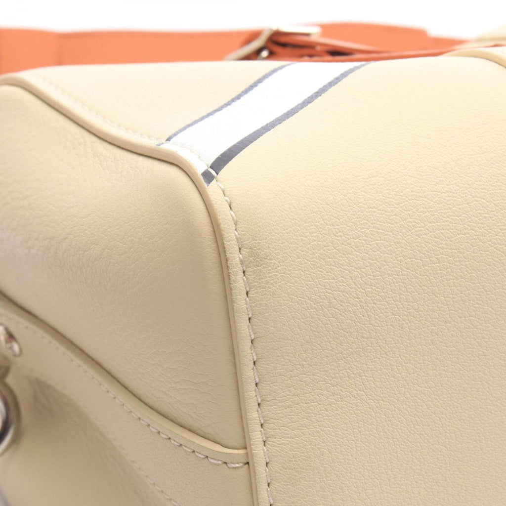 Louis Vuitton Shoulder Bag City Keepall Cream Leather — view 5