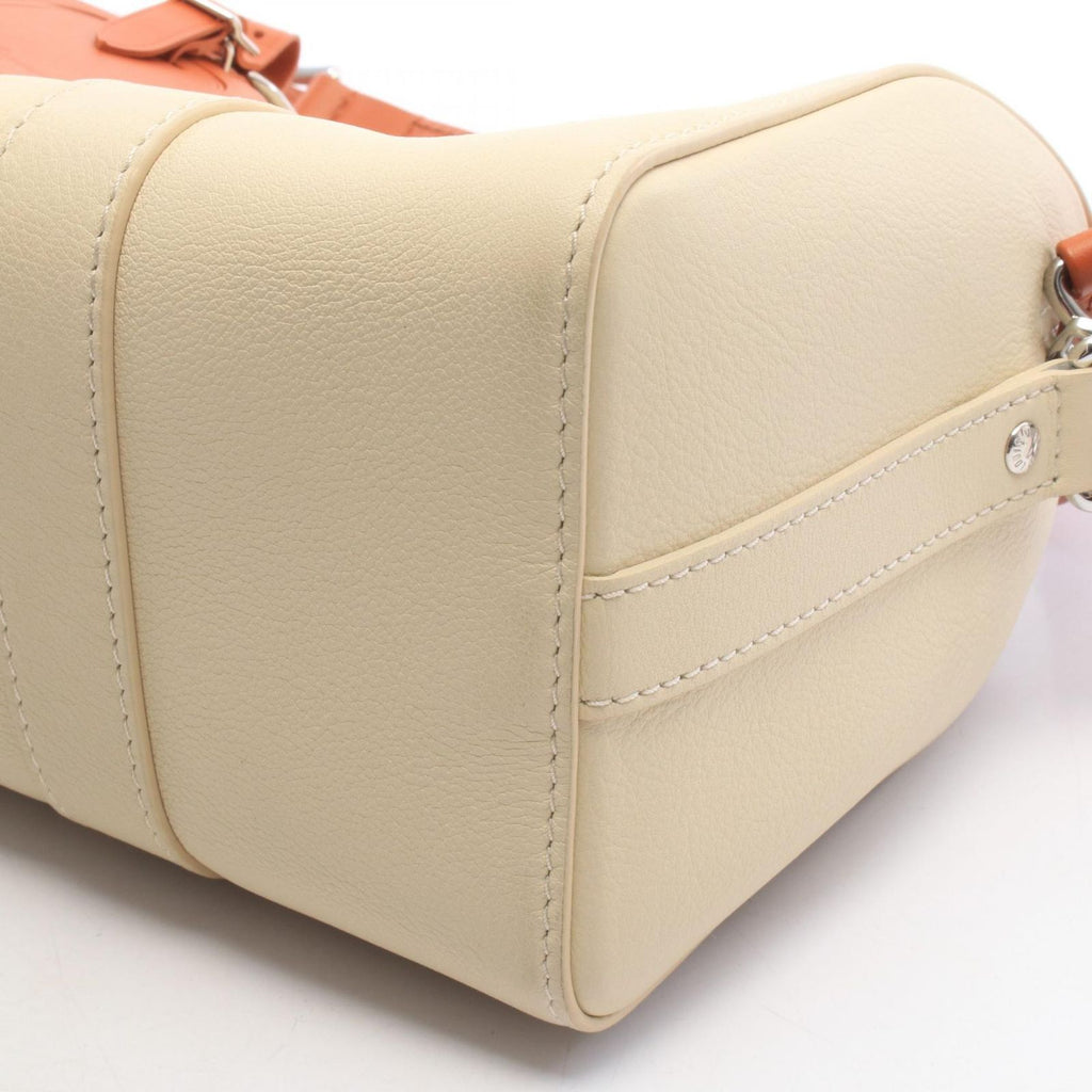 Louis Vuitton Shoulder Bag City Keepall Cream Leather — view 6