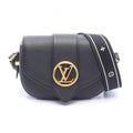 Louis Vuitton Shoulder Bag LV Pont 9 LV Neuf Soft PM Noir Leather