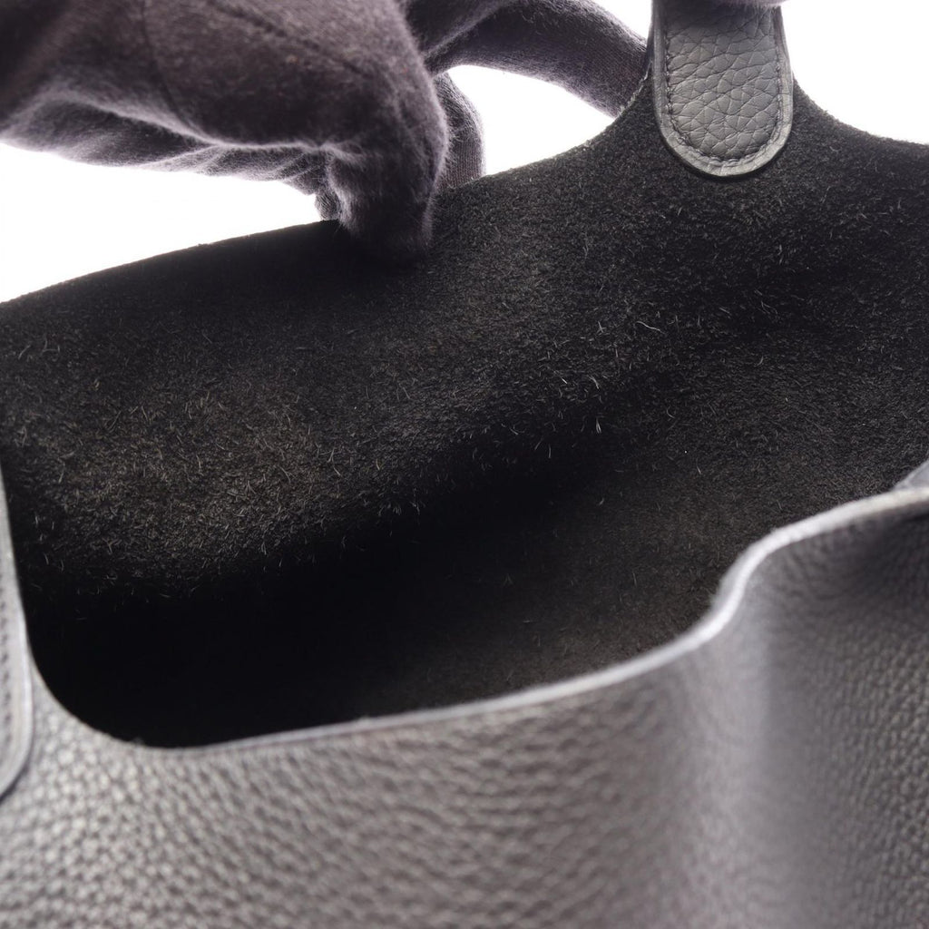 Hermes Handbag Picotin Lock MM Monochrome Black — view 7