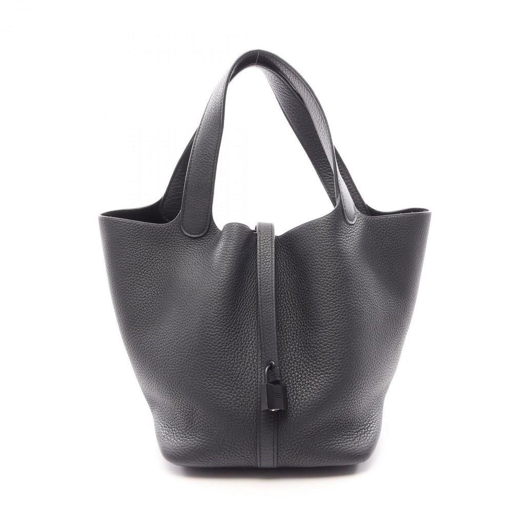 Hermes Handbag Picotin Lock MM Monochrome Black