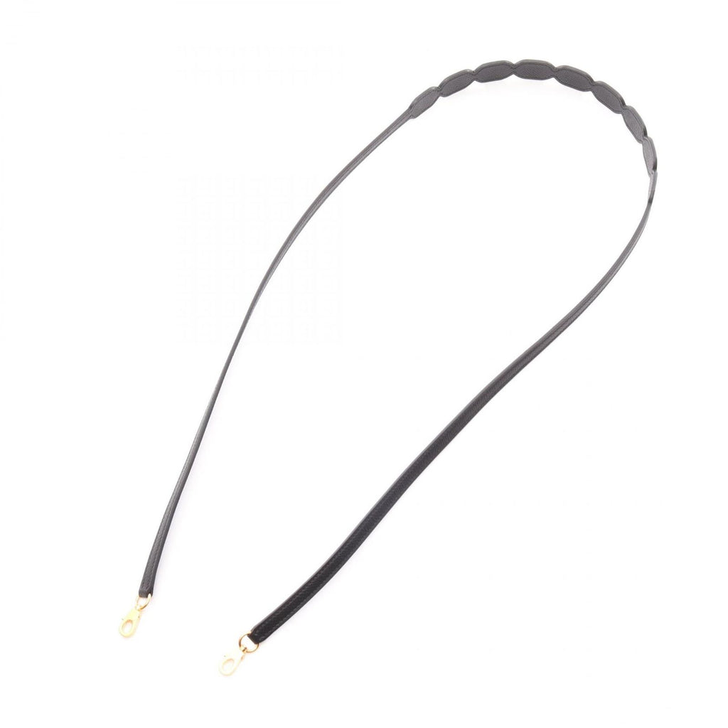 Hermes Shoulder Strap Bandouliere Maillon Chaine D'ancre Black Gold — view 2