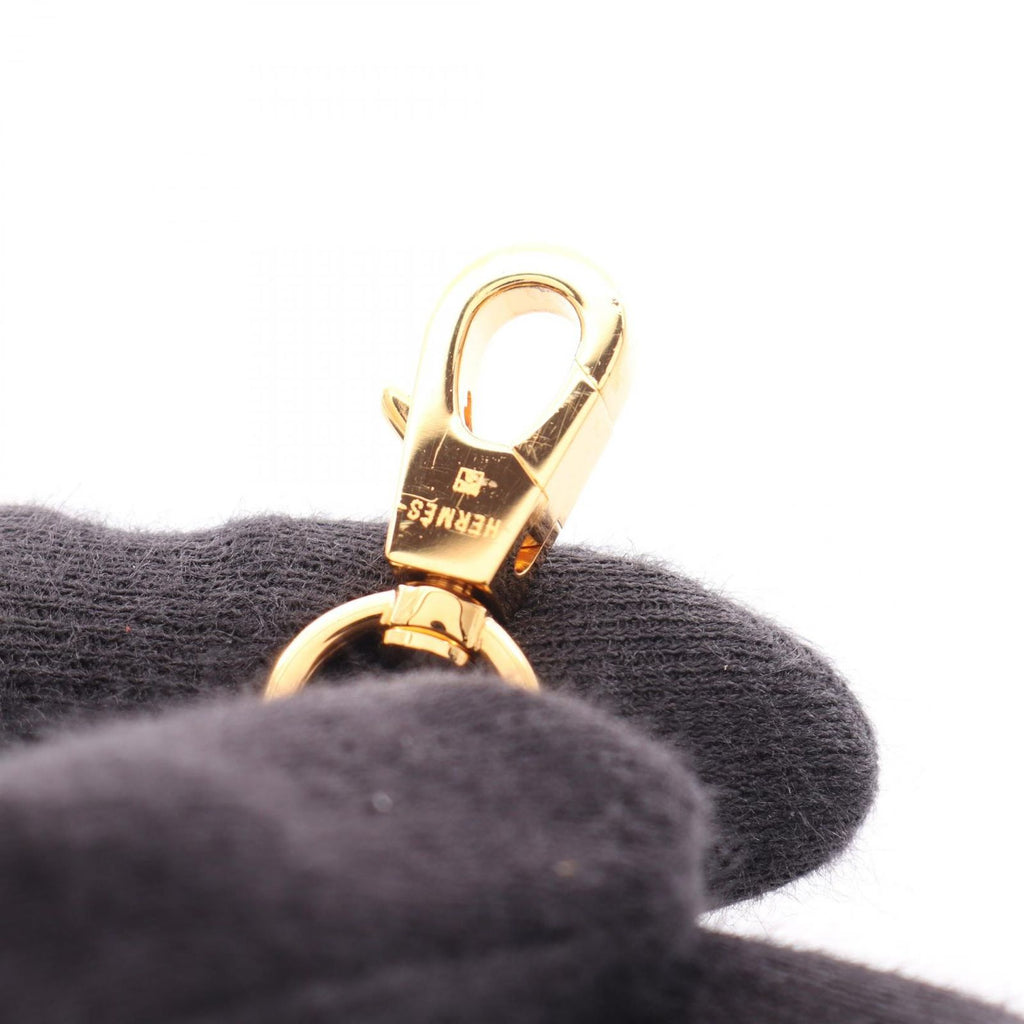 Hermes Shoulder Strap Bandouliere Maillon Chaine D'ancre Black Gold — view 6