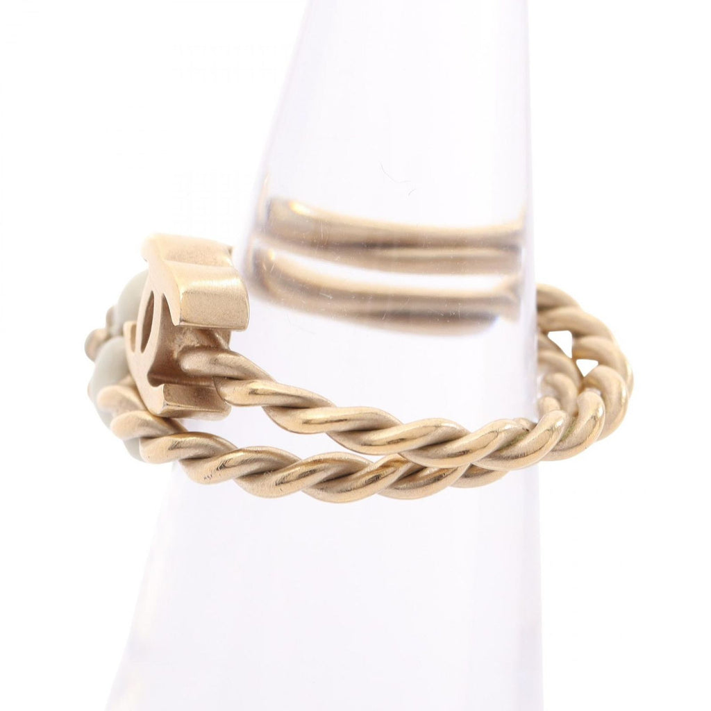 Chanel Ring CC Logo Camellia Point Set — view 2