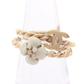 Chanel Ring CC Logo Camellia Point Set