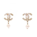Chanel Earrings CC Logo — view 2