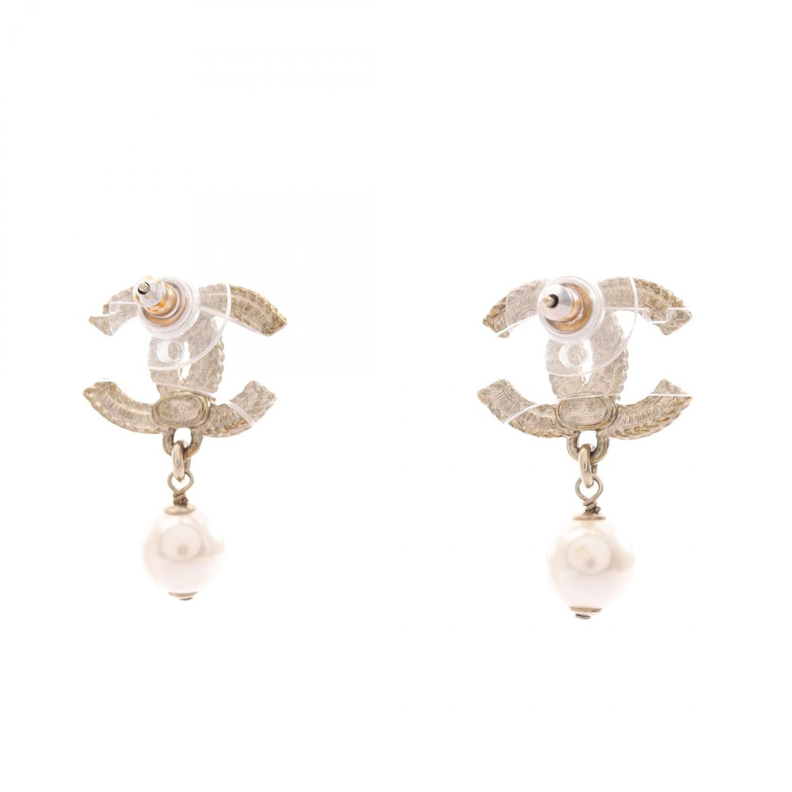 Chanel Earrings CC Logo — view 2