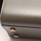 Saint Laurent Paris Handbag Sac de Jour Baby 2-Way Charcoal Gray Leather — view 6