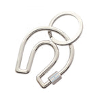 Hermes Key Holder Fer a Cheval Silver
