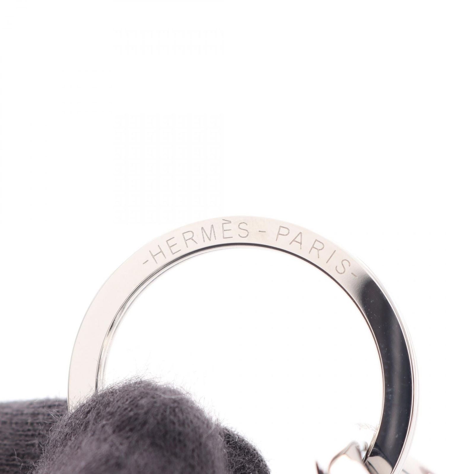 Hermes Key Holder Fer a Cheval Silver — view 3