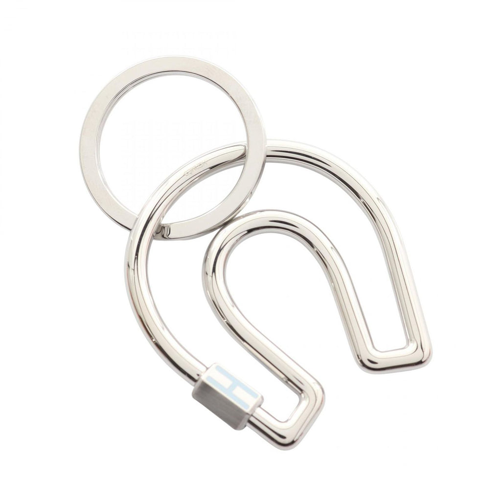 Hermes Key Holder Fer a Cheval Silver — view 2