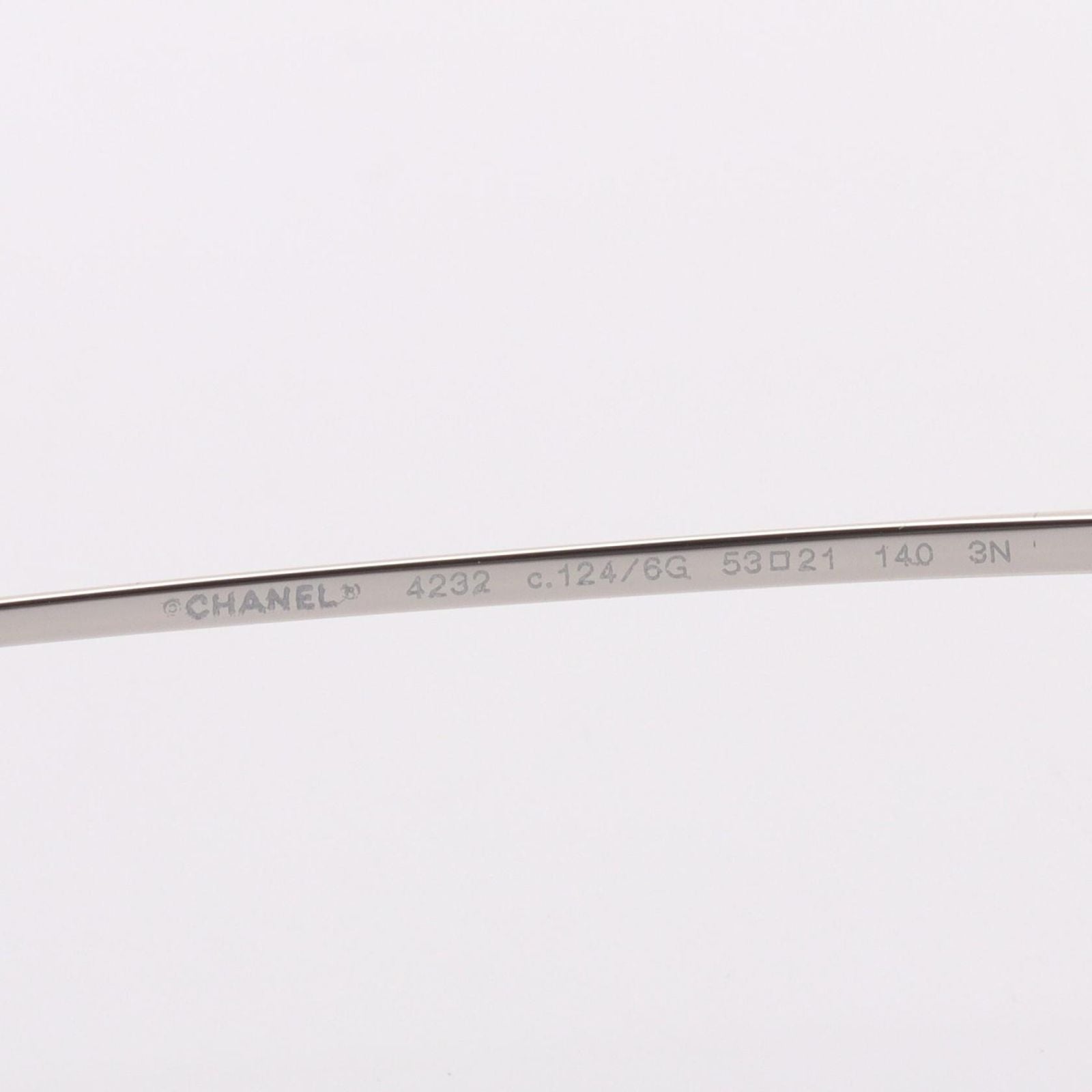 Chanel Sunglasses CC Logo Round Eyewear — view 4