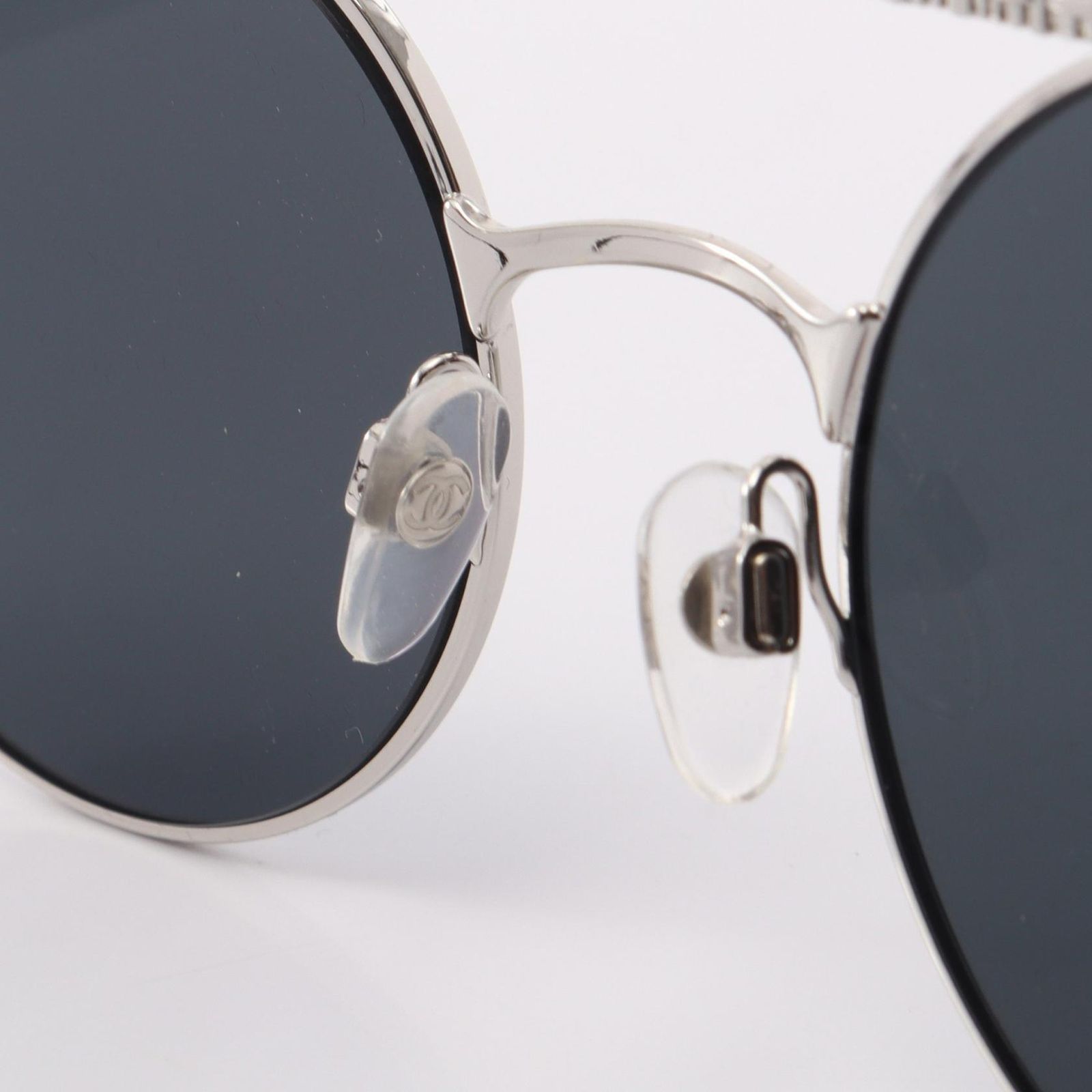 Chanel Sunglasses CC Logo Round Eyewear — view 5