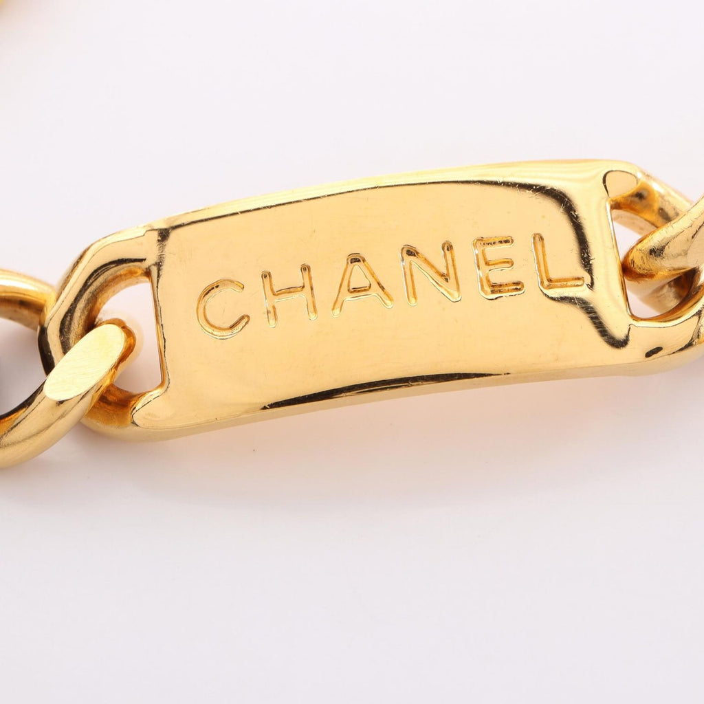 Chanel Belt CC Logo Coin Chain Leather — view 5