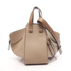 Loewe Handbag Hammock Small 2-Way Greige Leather