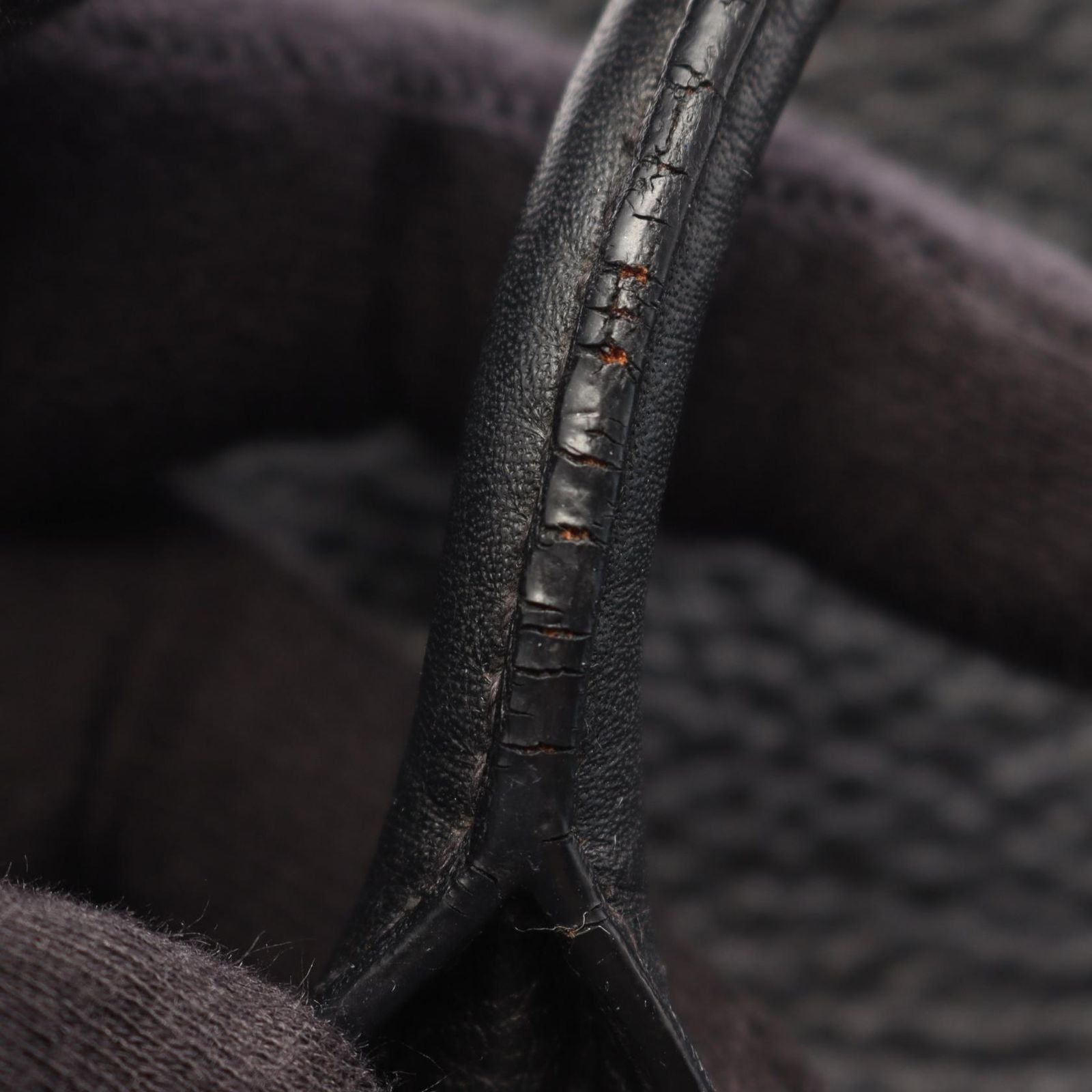 Prada Handbag VIT.DAINO Black Leather 2-Way — view 7